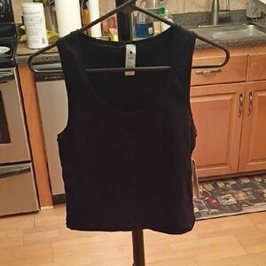 Yogalicious  Lux Midnight Black Tank Top